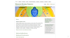 Desktop Screenshot of medicinebuddhatoronto.org